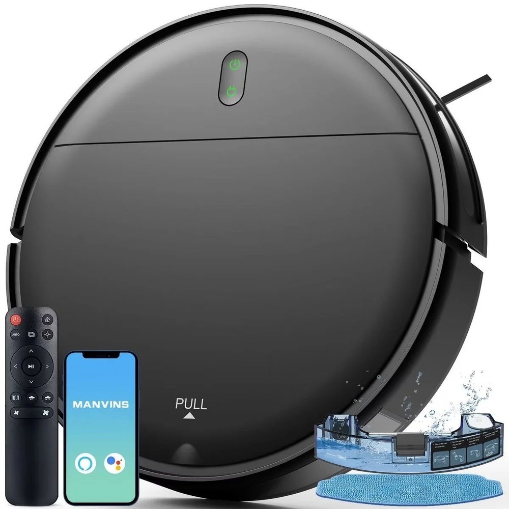 BR151 Robot Vacuum and Mop, Vacuum Cleaner for home